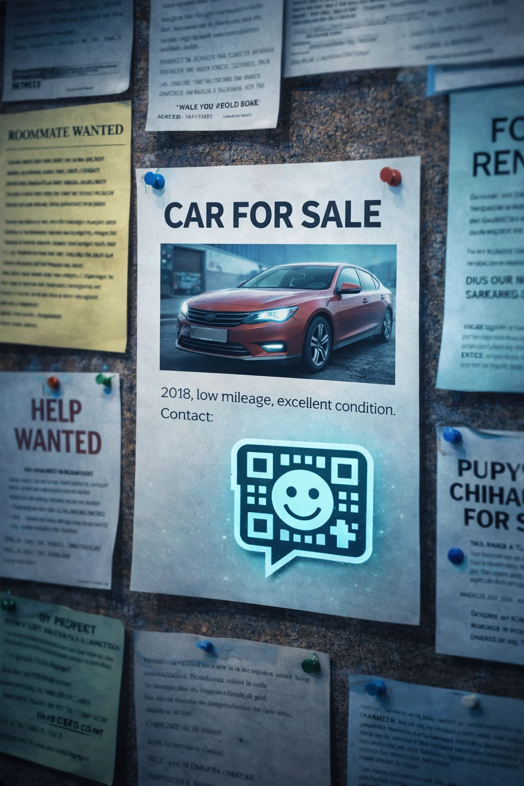 Classifieds QRChat example