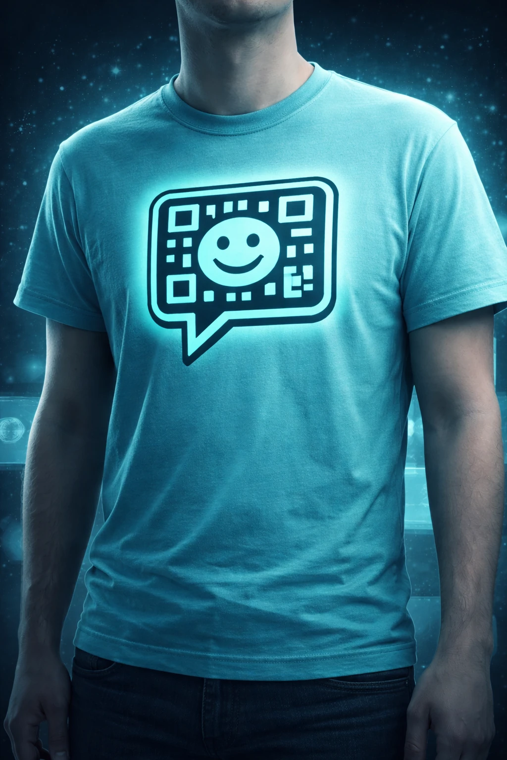 Interactive T-shirts QRChat example