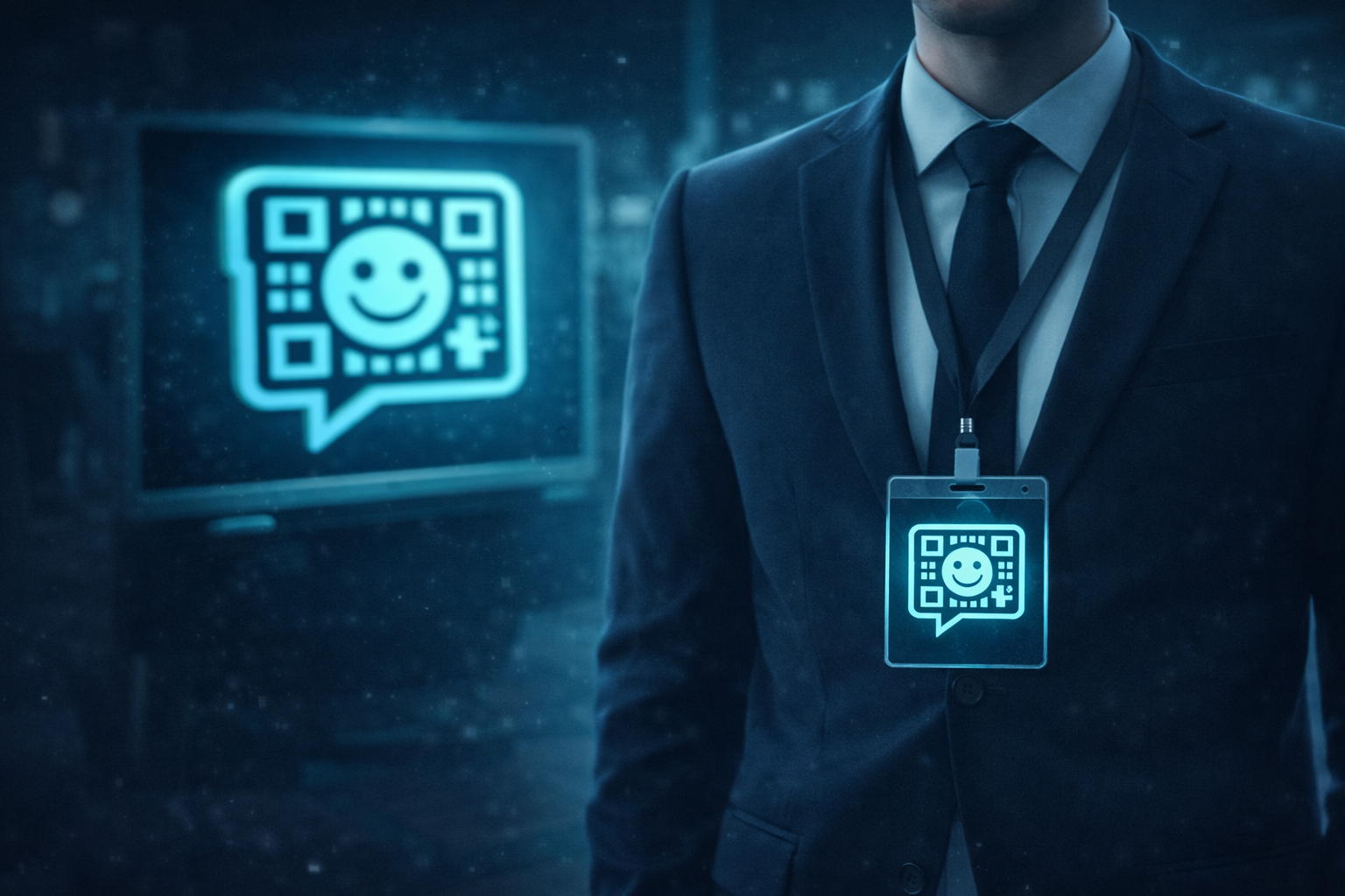 Events and badges QRChat example